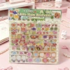 Little Nose Ga Layer by layer food storage double-layer bubble stickers for children and girls cartoon diy decorative stickers to relieve stress details Picture